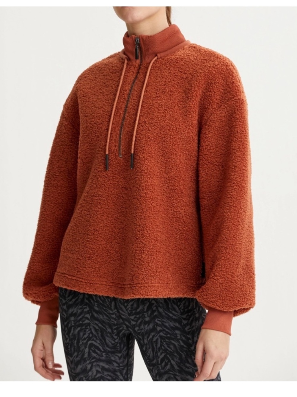 Varley Berea Half Zip Sherpa Pullover